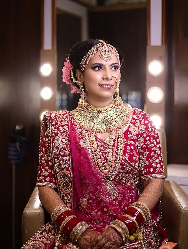 Professional bridal makeup artist in Lucknow